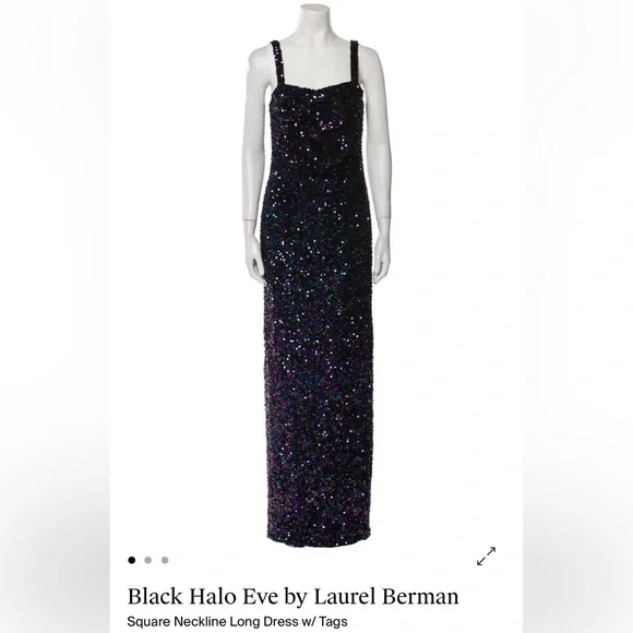 sachin and babi light blue dress Black Halo Rafaela Two Piece Maxi Dress